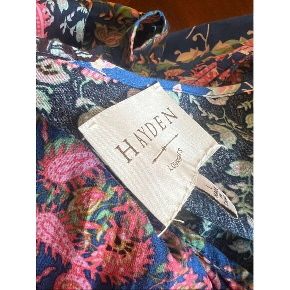 Hayden LA patchwork floral kimono duster 90’s vibes boho hippie floral - Picture 7 of 9